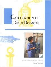 Tapa de Calculation of drug dosages