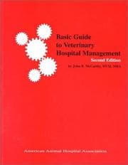 Tapa de Basic Guide to Veterinary Hospital Management