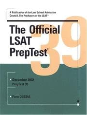 Tapa de The Official PrepTest 39