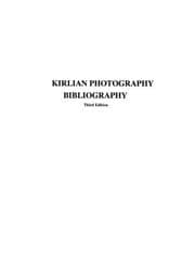 Tapa de Kirlian Photography Bibliography (Psi Center Directories Ser.)