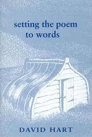 Tapa de Setting the Poem to Words