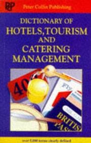 Tapa de Dictionary of Hotels, Tourism and Catering Management