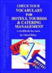Tapa de Check your vocabulary for hotels, tourism & catering management