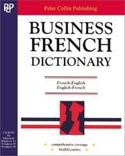Tapa de Business French Dictionary CD-ROM