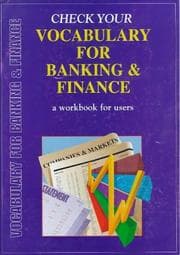 Tapa de Check your vocabulary for banking & finance