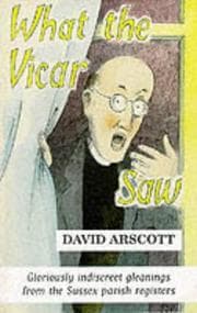 Tapa de What the Vicar Saw