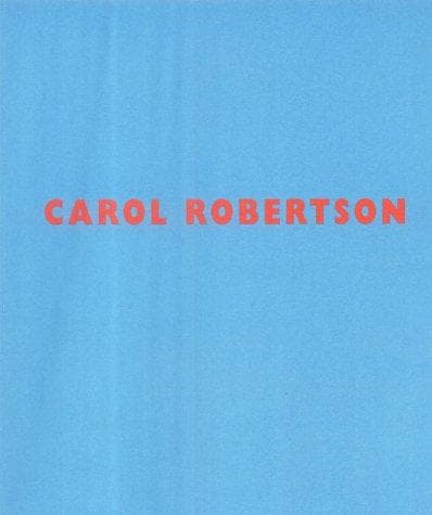 Tapa de Carol Robertson