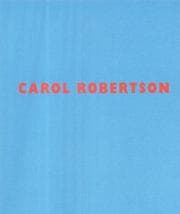 Tapa de Carol Robertson
