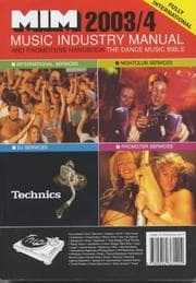 Tapa de Music Industry Manual and Promoters Handbook 2003-2004