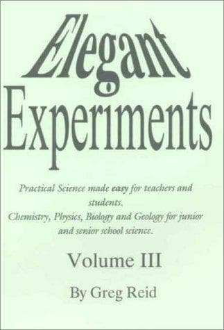 Tapa de Elegant Experiments, Volume 3
