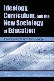 Tapa de Ideology, curriculum, and the new sociology of education