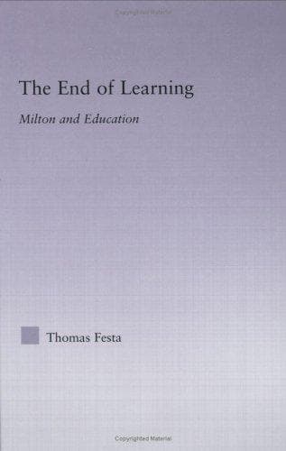 Tapa de The End of Learning