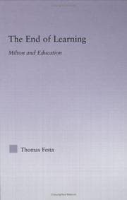 Tapa de The End of Learning