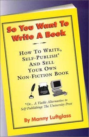 Tapa de So You Want to Write a Book