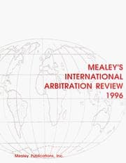 Tapa de Mealey's International Arbitration Review 1996