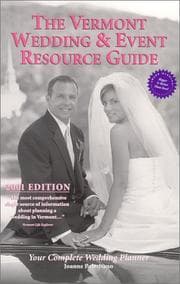 Tapa de The 2001 Vermont Wedding & Event Resource Guide