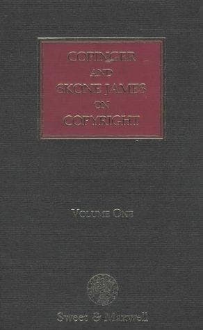 Tapa de Copinger and Skone James on copyright