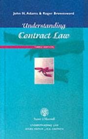 Tapa de Understanding contract law