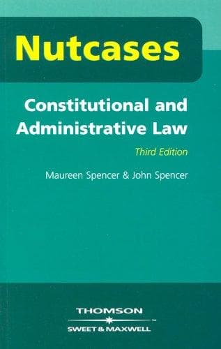 Tapa de Constitutional and administrative law