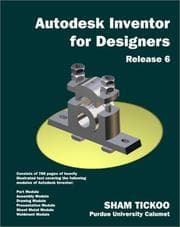 Tapa de Autodesk Inventor for Designers Release 6, 768 pages