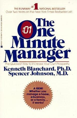 Tapa de The one minute manager
