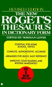 Tapa de The New Roget's thesaurus in dictionary form