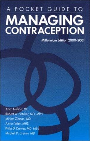 Tapa de A Pocket Guide To Managing Contraception 2000-2001