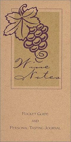 Tapa de Wine Notes Pocket Guide and Personal Tasting Journal