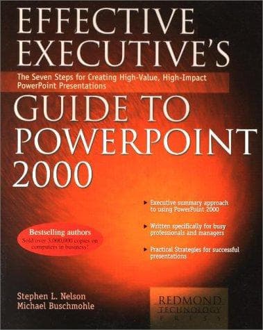 Tapa de Effective executive's guide to PowerPoint 2000