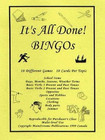 Tapa de It's All Done! BINGOs