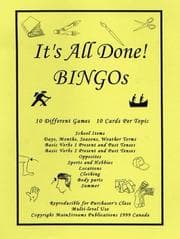 Tapa de It's All Done! BINGOs