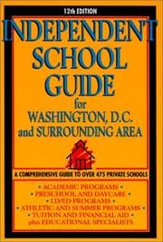 Tapa de Independent School Guide for Washington, D.C. and Surrounding Area