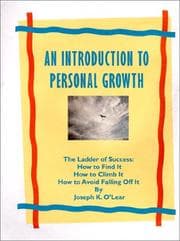 Tapa de An Introduction to Personal Growth Or The Ladder of Success - How to Find It - How to Climb It - How to Avoid Falling Off It