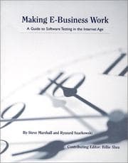 Tapa de Making E-Business Work
