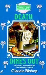 Tapa de Death Dines Out (Hemlock Falls Mysteries)