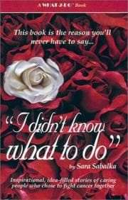 Tapa de I Didn't Know What to Do