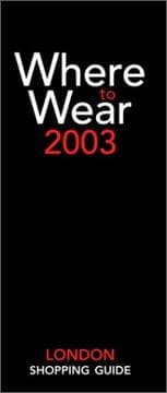 Tapa de Where to Wear London 2003 (Where to Wear: London)