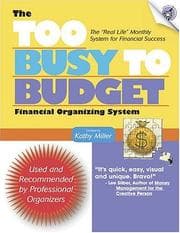 Tapa de The Too Busy to Budget Financial Organizing System