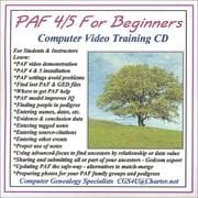 Tapa de PAF 4/5 for Beginners, Computer Video Training CD