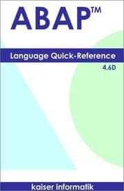 Tapa de ABAP Language Quick-Reference