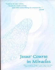 Tapa de Jesus' Course in Miracles