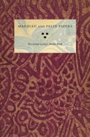 Tapa de Marbled and Paste Papers