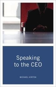 Tapa de Speaking to the CEO