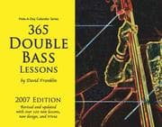 Tapa de 365 Double Bass Lessons 2007 Note-A-Day Calendar for Double Bass
