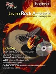 Tapa de Learn Rock Acoustic Beginner (The Rock House Method) (The Rock House Method)