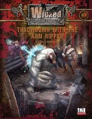 Tapa de WFF 3 Throwdown with the Arm-Ripper (Wicked Fantasy Factory) (Wicked Fantasy Factory)