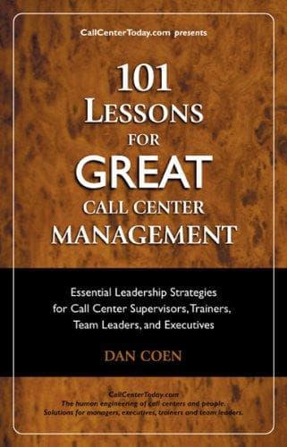 Tapa de 101 Lessons For GREAT Call Center Management