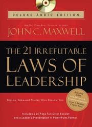 Tapa de The 21 Irrefutable Laws of Leadership Deluxe Audio Edition