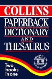 Tapa de Dictionary Thesaurus