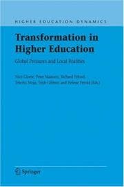 Tapa de Transformation in higher education